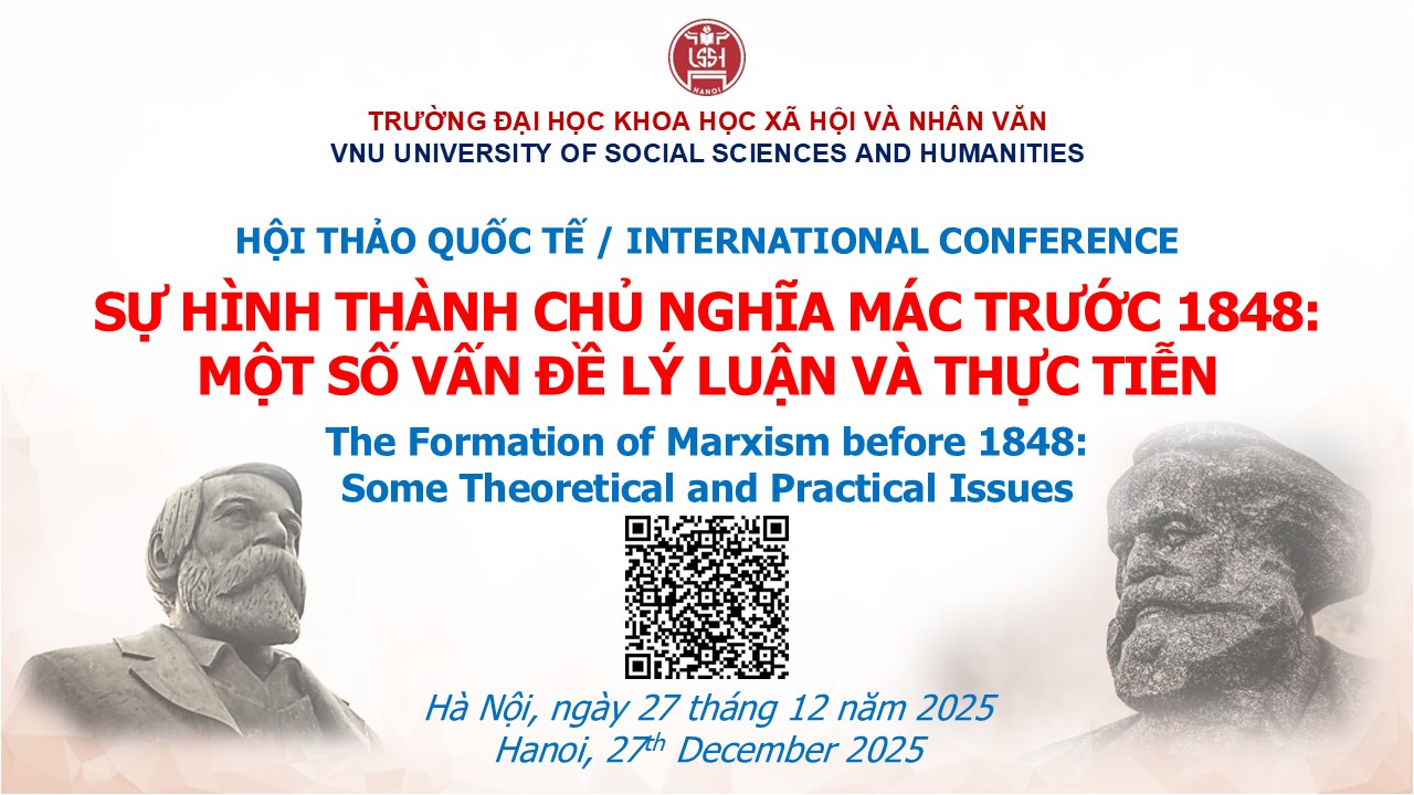 Hội thảo Quốc tế “Sự hình thành chủ nghĩa Mác trước 1848: một số vấn đề lý luận và thực tiễn”